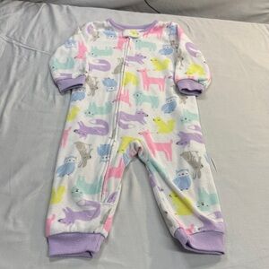 Carter's - Pastel Fleece Onesie Sleeper